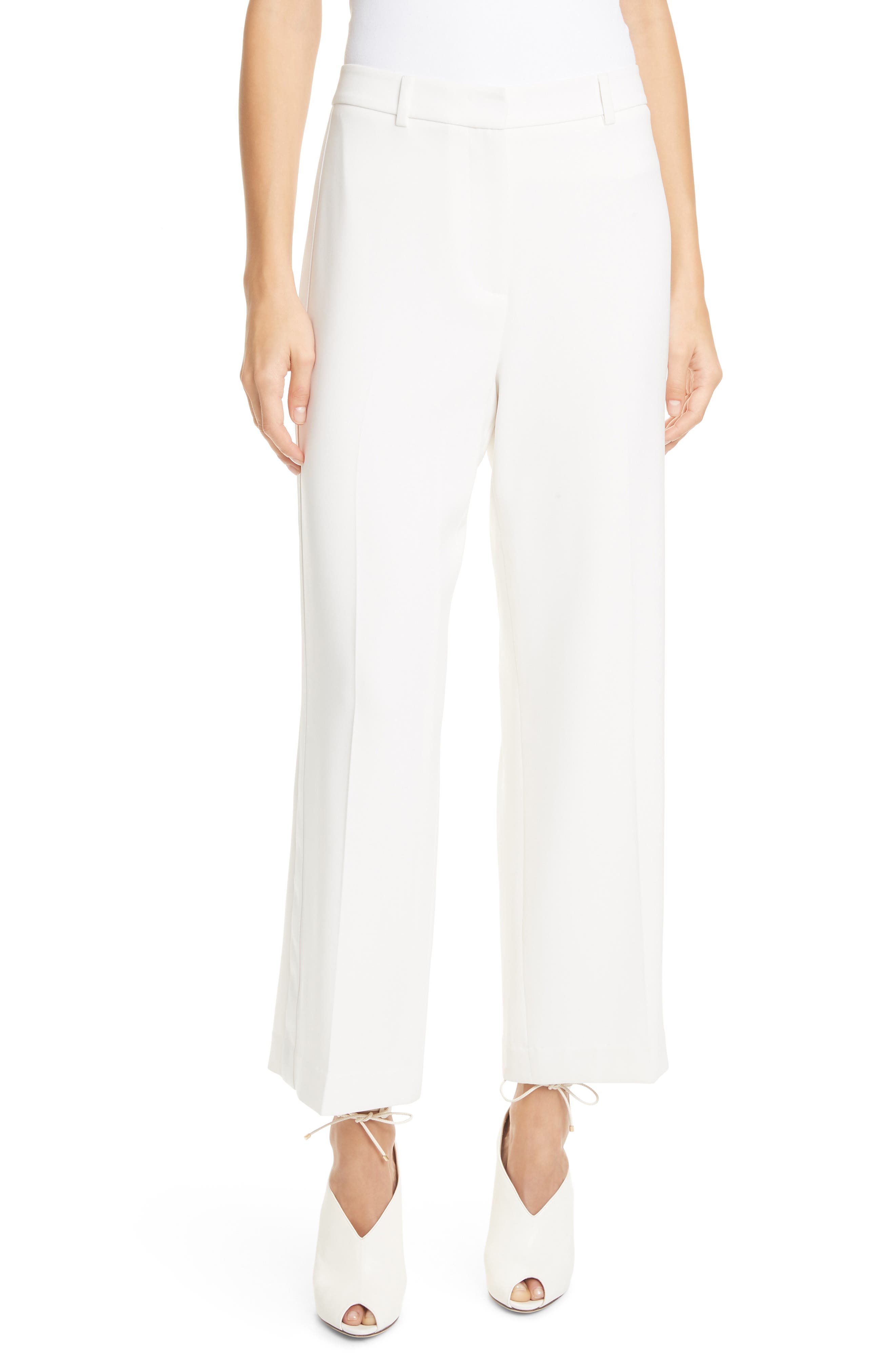 satin side stripe trousers