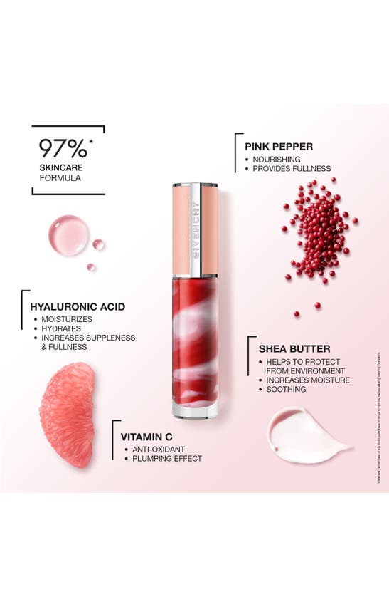 Shop Givenchy Rose Perfecto Liquid Lip Balm In 220 Luminous Pink