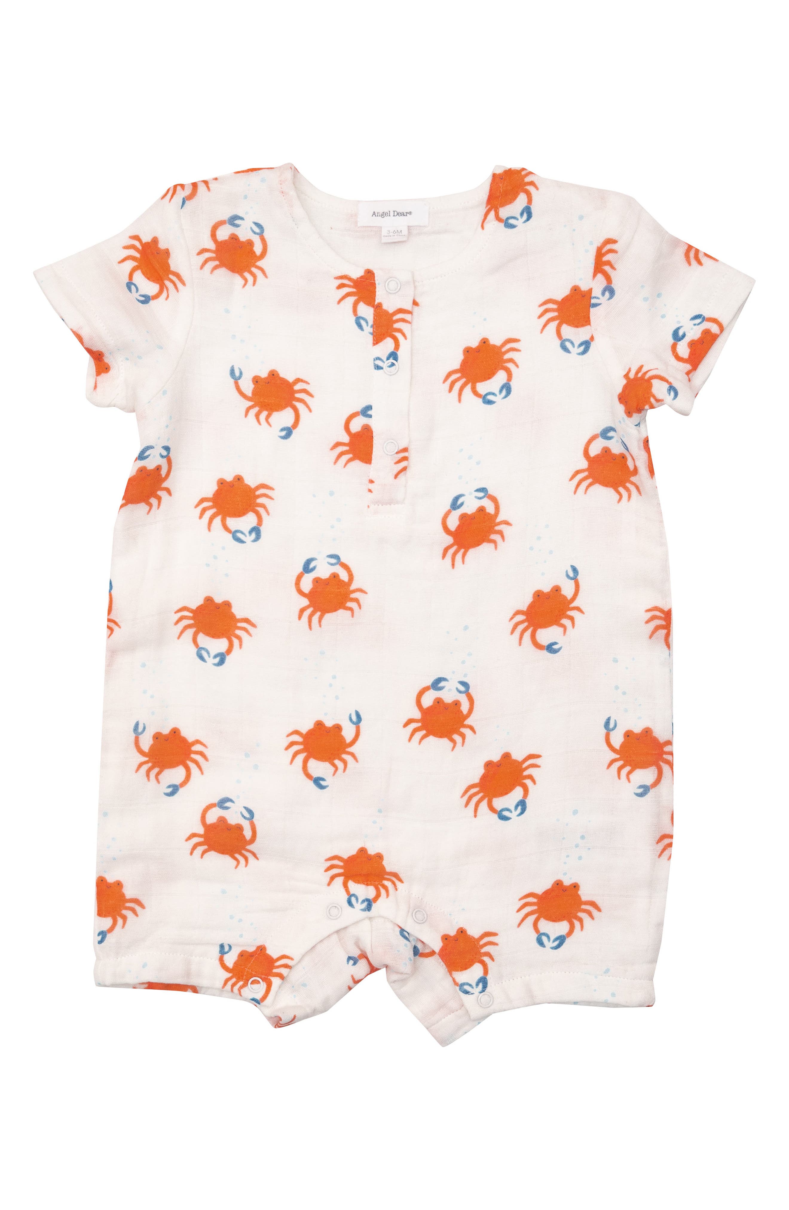 Angel Dear Crabby Cuties Romper Nordstrom
