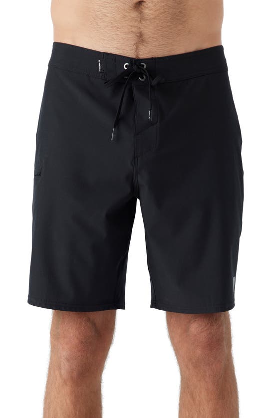 O'neill Superfreak Solid 21 Water Resistant Swim Trunks In Black