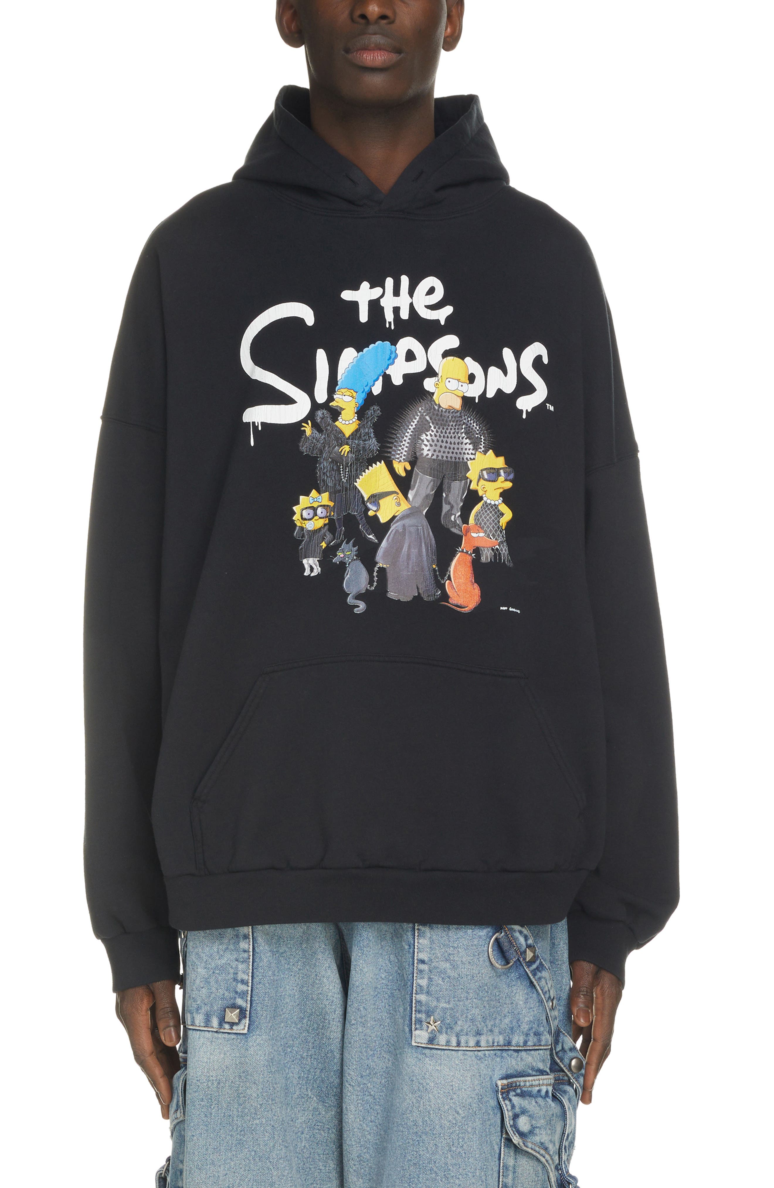 balenciaga simpsons hoodie