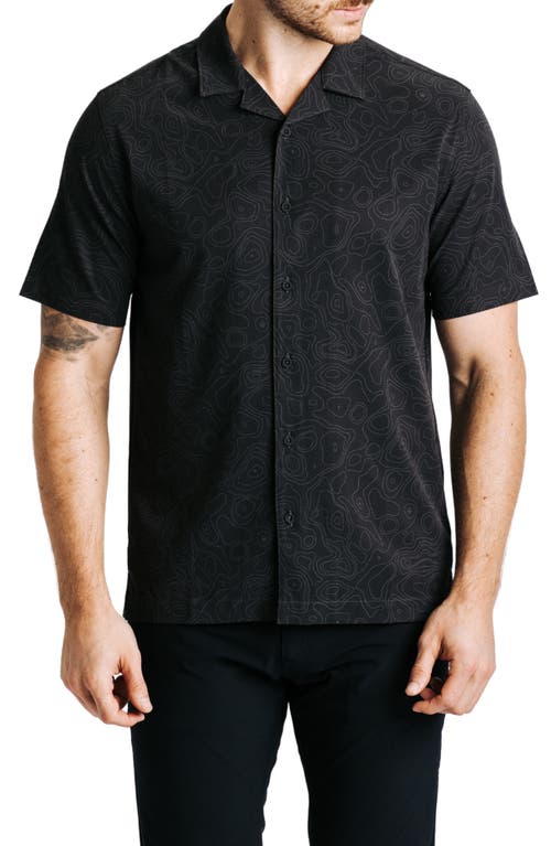 Shop Western Rise Outbound Performance Camp Shirt In Black