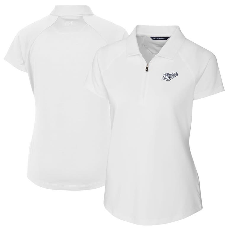 Shop Cutter & Buck White Dayton Flyers Vault Drytec Forge Stretch Polo
