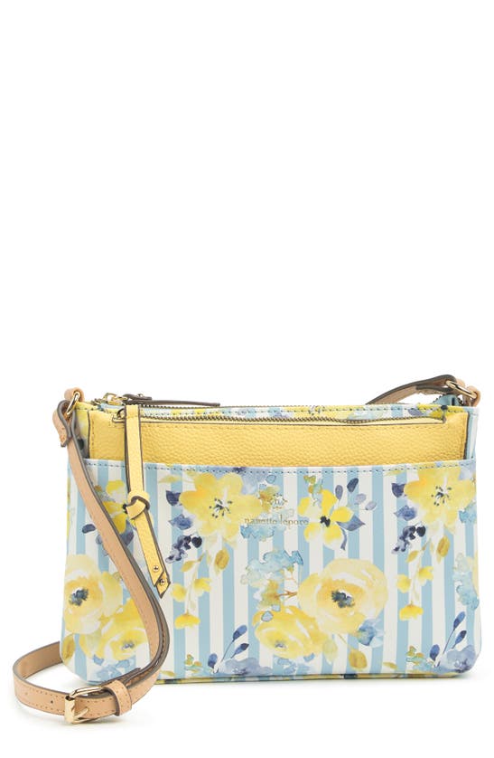 Nanette Lepore NWT--MIRABEL CROSSBODY BAG Beautiful green crossbody bag,  comes with white floral removable
