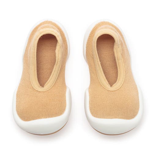 Komuello Toddler Sock Shoes Flat In Latte