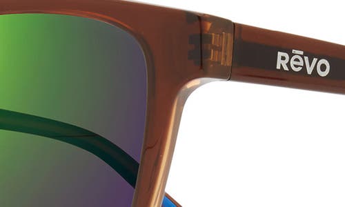 Revo Daphne 56mm Oval Polarized Sunglasses In Brown