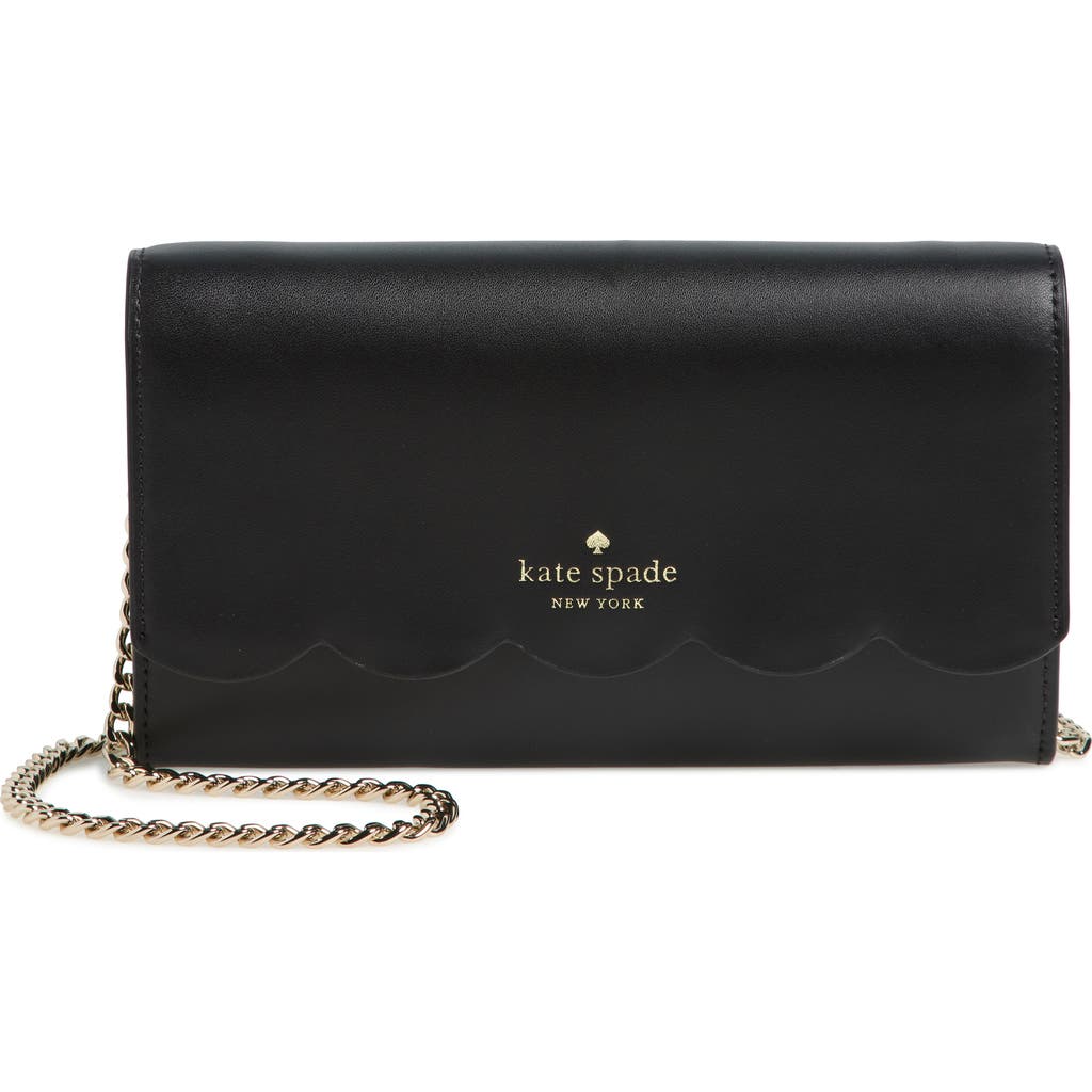 Kate Spade New York Gemma Wallet On A Chain Shoulder Bag In Black