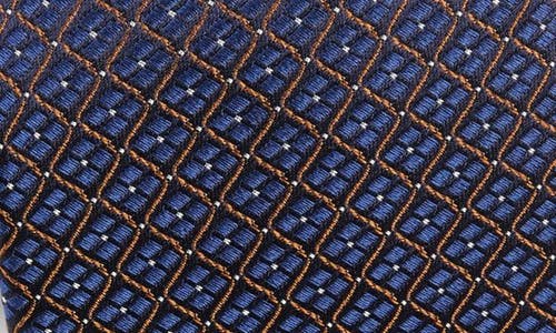 Nordstrom Edwin Neat Silk Tie In Navy