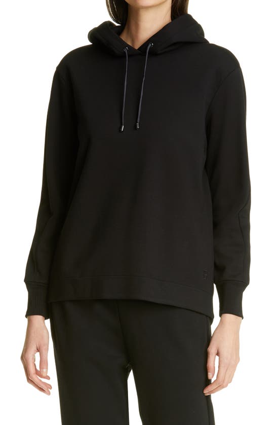 Click to view more detailed imagery on our partner's website Ted Baker Salara Satin Drawstring Hoodie In Black