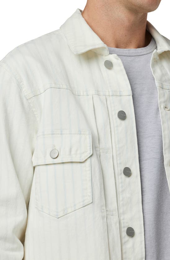 Joe's Miner Denim Jacket In Hickory Stripe