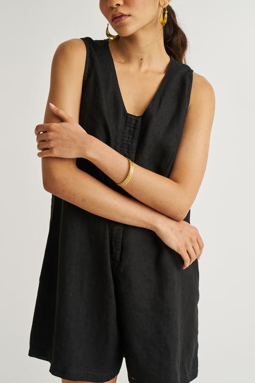 Reistor Women's Romp & Play Romper In Black In Black