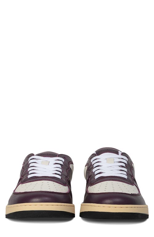 Shop Collegium Pillar Destroyer Sneaker In White/purple