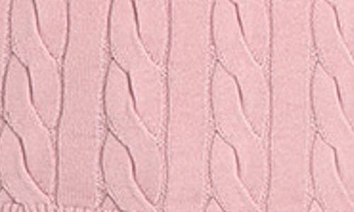 Minnie Rose Cotton Cashmere Heart Pointelle Scalloped Tank In Pink