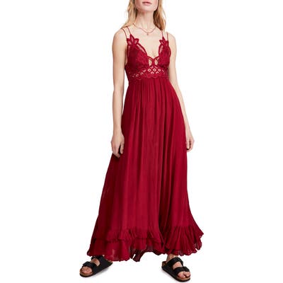 Free People Adella Maxi Slipdress, Pink