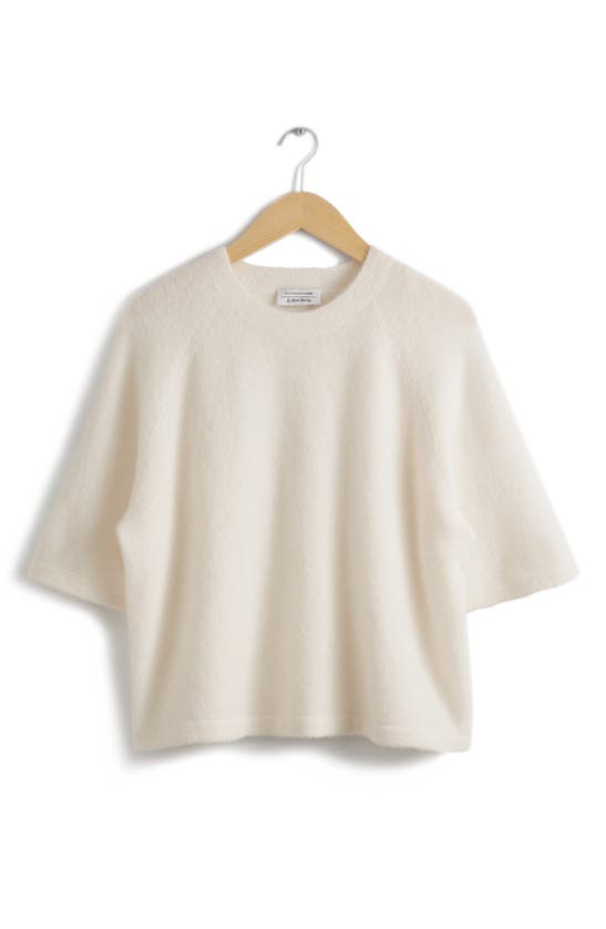 Shop & Other Stories Crewneck Sweater In White Light