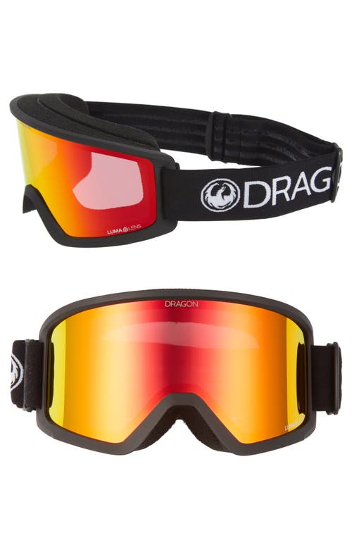 DRAGON DX3 OTG Snow Goggles with Ion Lenses in Black/Redion