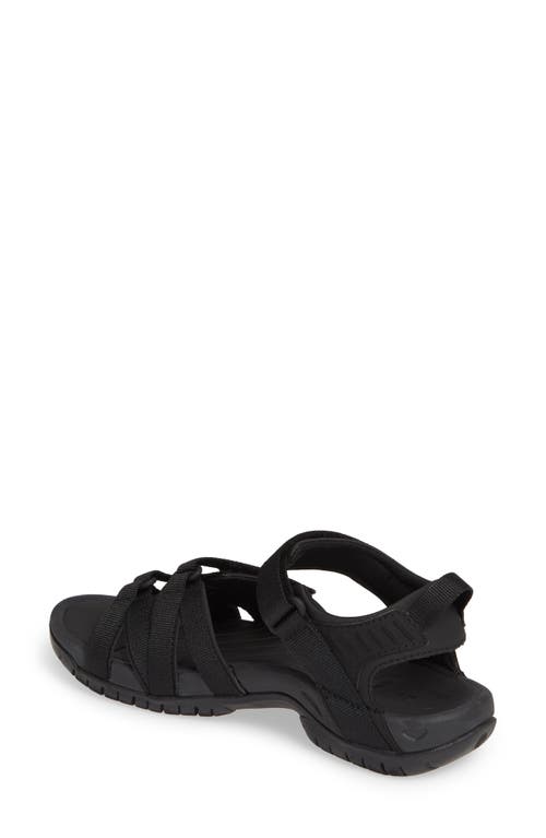 Teva 'tirra' Sandal In Black/black Fabric