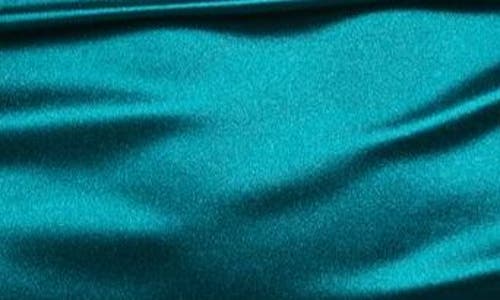 Shop Emerald Sundae Lnl Tie Shoulder Ruched Satin Minidress In Jade