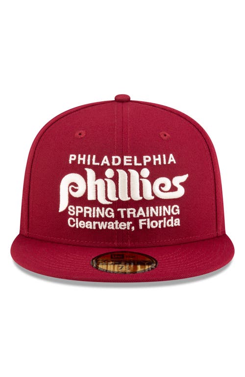 Shop New Era X Diet Starts Monday X Diet Starts Monday 59fifty Philadelphia Phillies Fitted Baseball Cap In Red