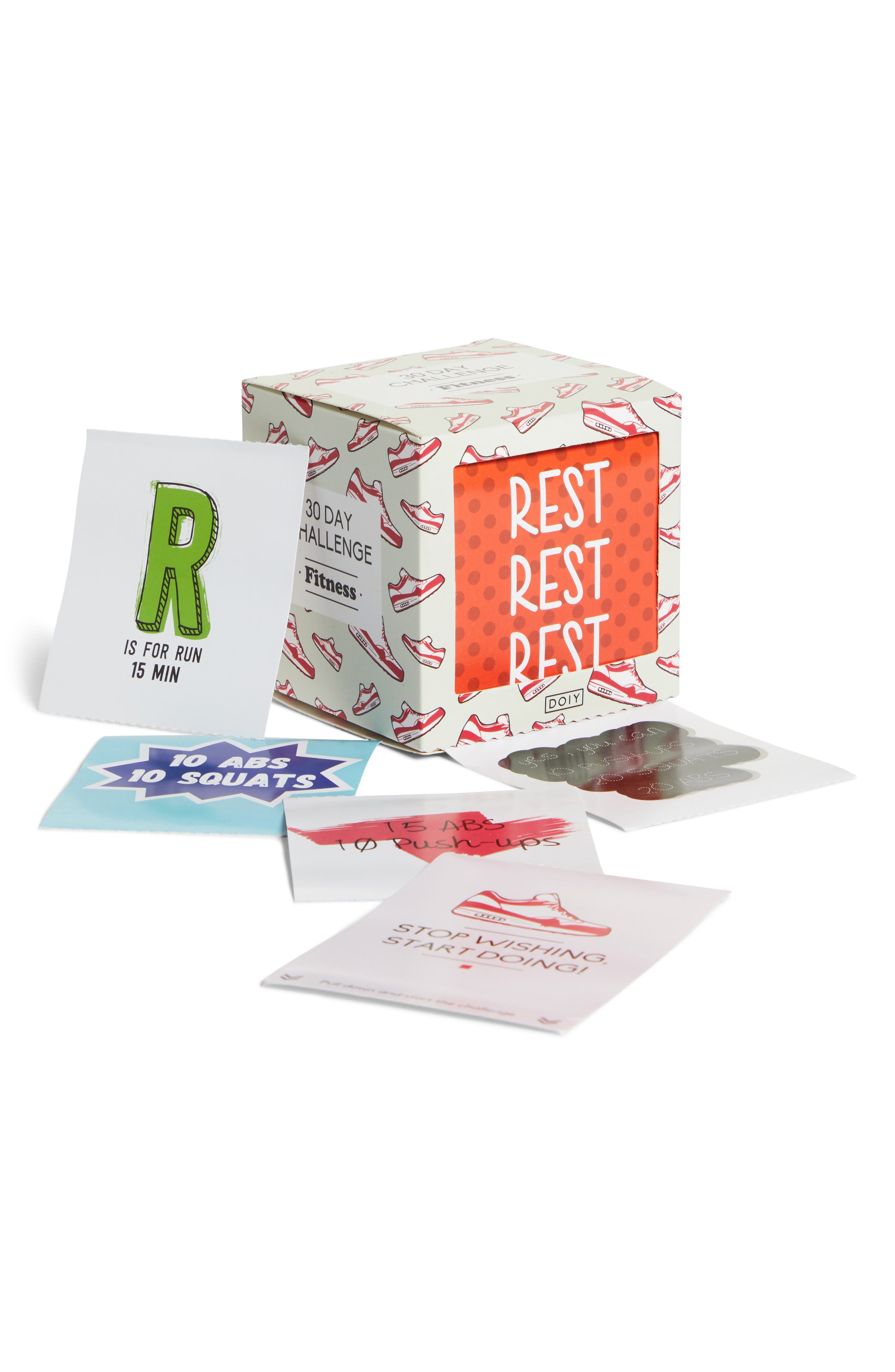 case of 6 doiy 30 Day Fitness Challenge in Multi at Nordstrom