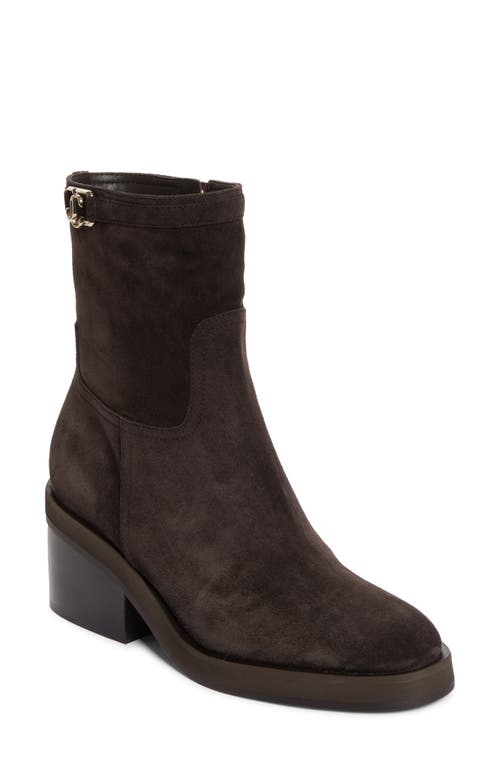 Shop Jimmy Choo Yasmin Bootie In Coffee