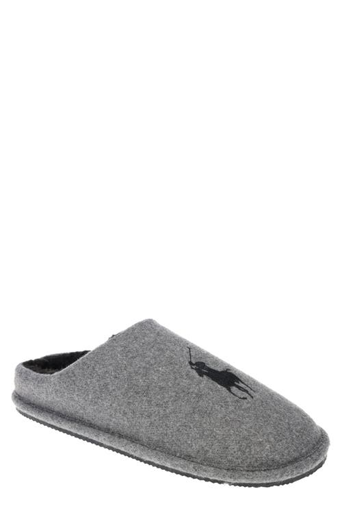 Polo Ralph Lauren Bensi Wool Blend Indoor/Outdoor Slipper in Grey