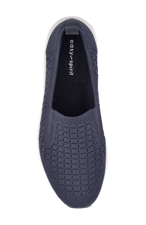 Easy Spirit Women's Tech Round Toe Casual Slip-on Flats Women's Shoes In Navy/navy Fabric