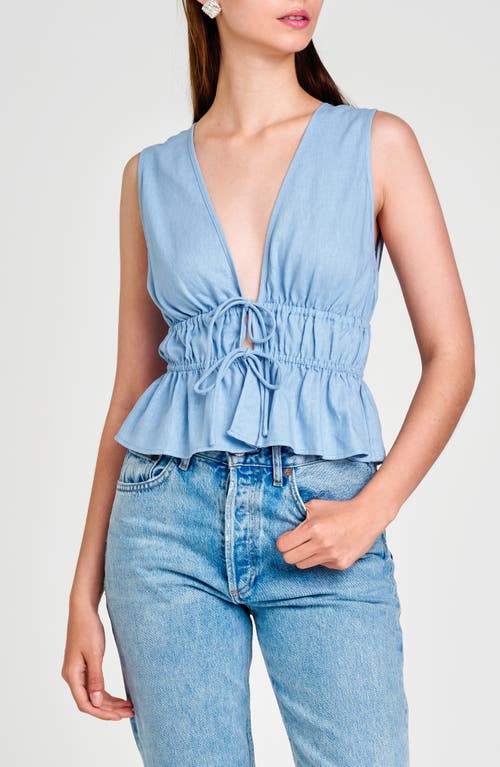 WAYF Nadine Deep V-Neck Sleeveless Top at Nordstrom,