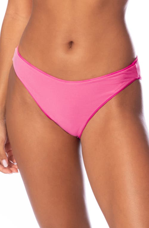 Maaji Radiant Pink Sublimity Reversible Bikini Bottoms In Pink