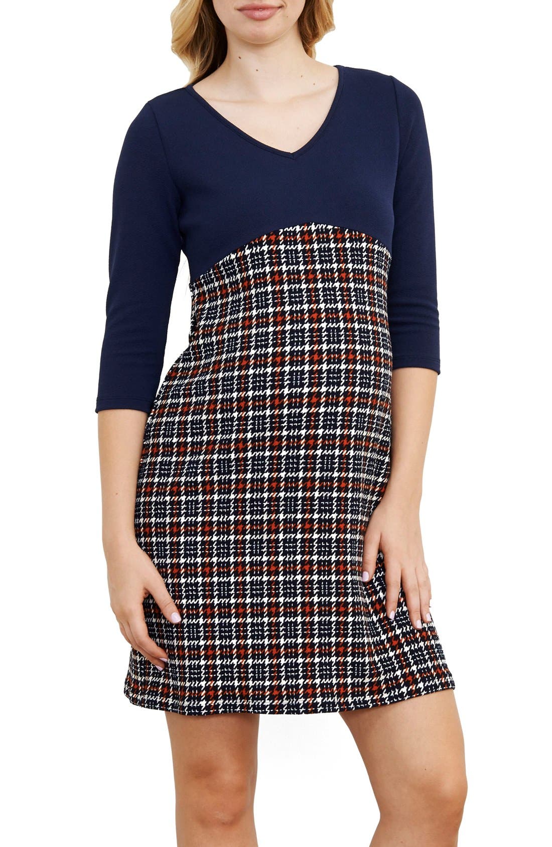 Maternal America Empire Waist Maternity Dress