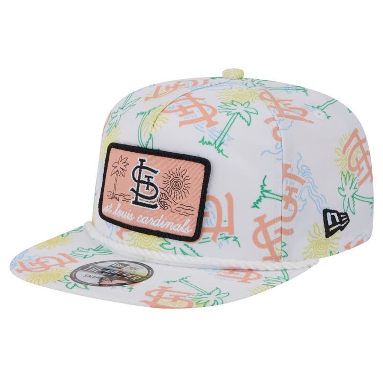 Shop New Era White St. Louis Cardinals Islander Golfer Snapback Hat