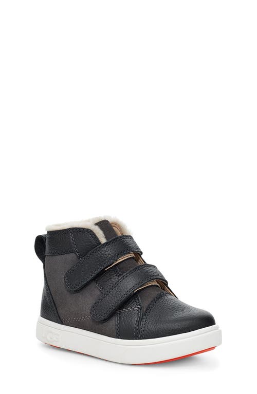 UGG(R) Rennon High Top Sneaker in Charcoal