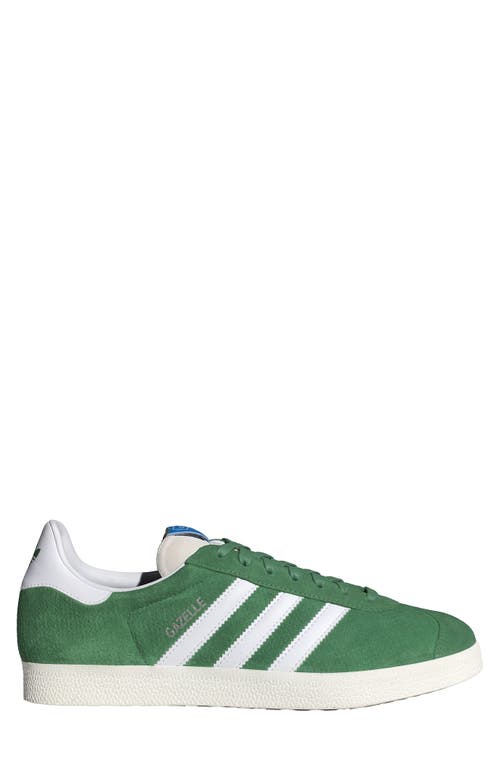 Shop Adidas Originals Adidas Gazelle Indoor In Preloved Green/white/white