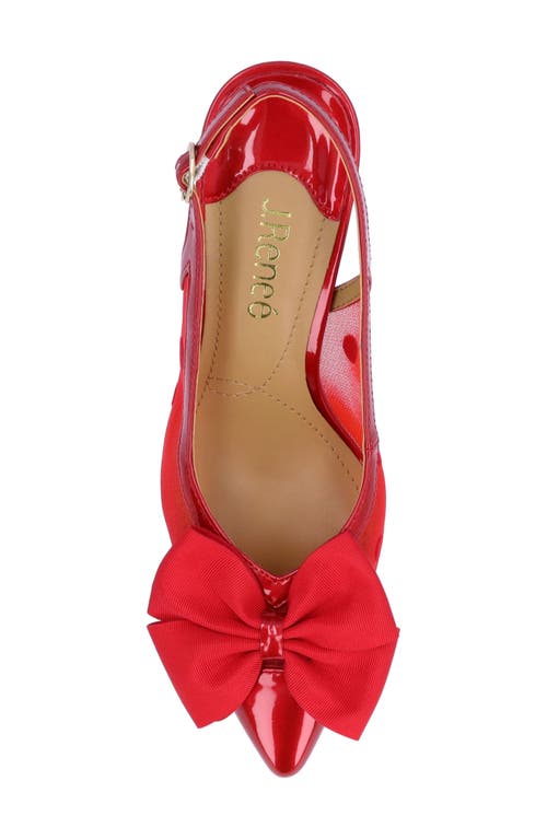 J. Reneé Kadence Slingback Pump In Red