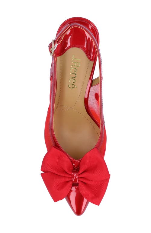 Shop J. Reneé Kadence Slingback Pump In Red