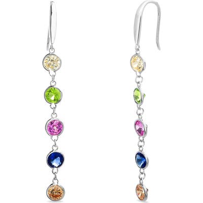 Lesa Michele Multicolor Linear Earrings