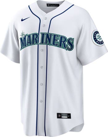 Men's Nike Felix Hernandez White Seattle Mariners 2023 Hall of Fame Home Replica Player Jersey Size: Small