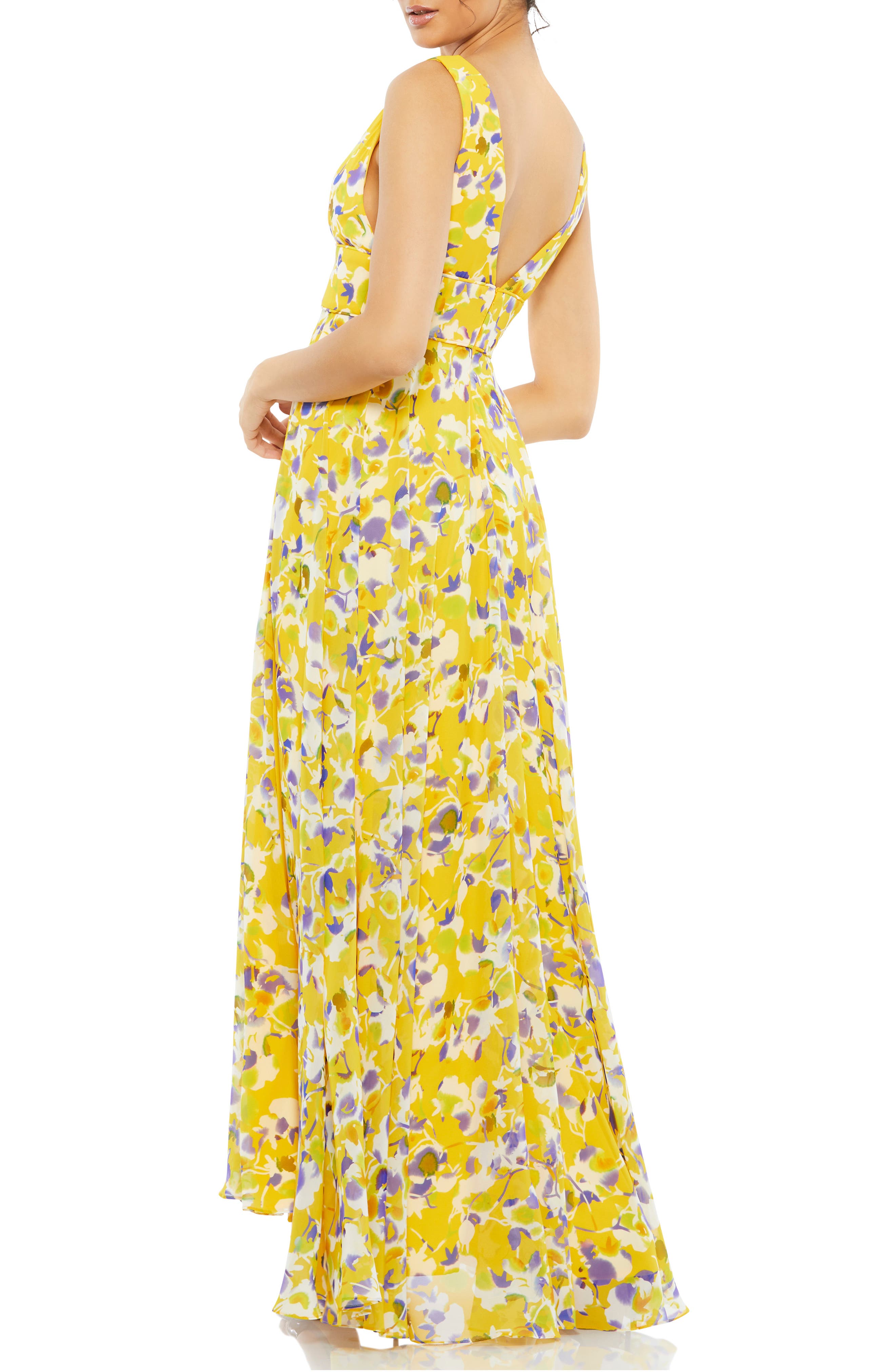 nordstrom yellow maxi dress