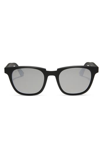Diff Grayson 51mm Square Sunglasses In Matte Black