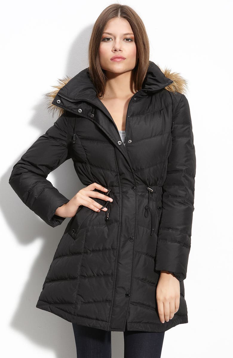 Kenneth Cole New York Anorak with Faux Fur Trim | Nordstrom