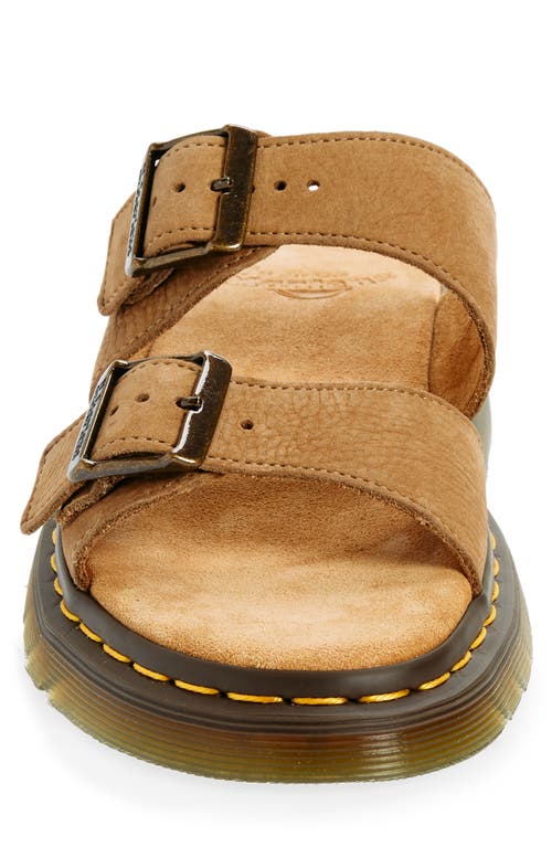 Dr. Martens' Dr. Martens Josef Slide Sandal In Savannah Tan