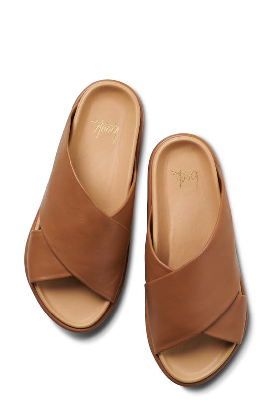 Shop Beek Kite Crisscross Slide Sandal In Tan