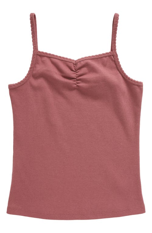 Treasure & Bond Kids' Ruched Cotton Blend Tank Top at