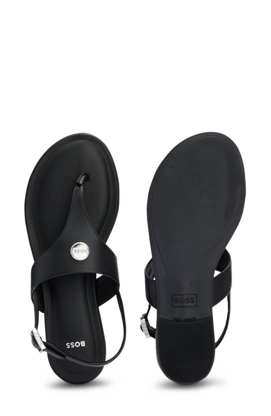Hugo Boss Millie Slingback Sandal In Black