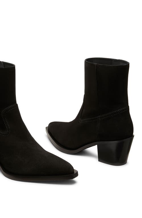 Shop Stuart Weitzman Tate Bootie In Black