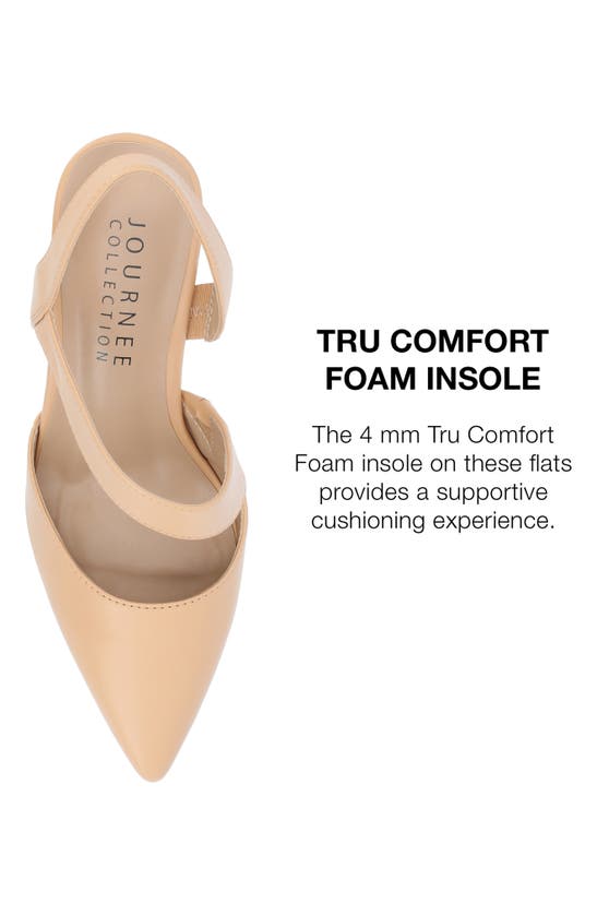 Journee Collection Scarlett Pointed Toe Pump In Natural
