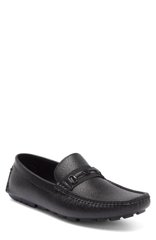 Shop Guess Aarav Bit Loafer In Black