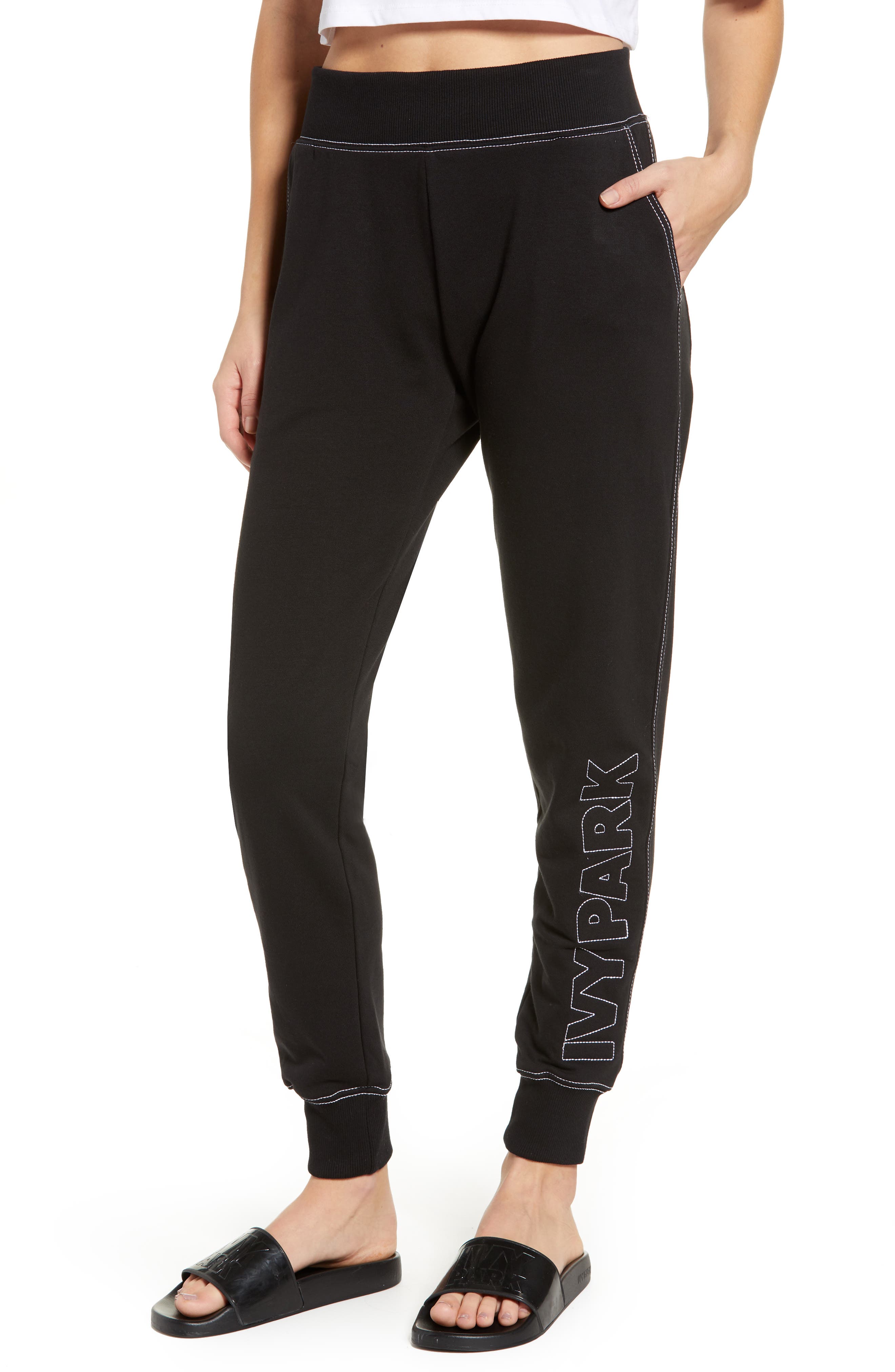 ivy park joggers black