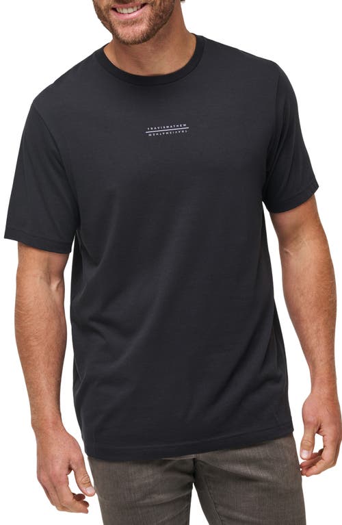 Travismathew Windside Graphic T-shirt In Black