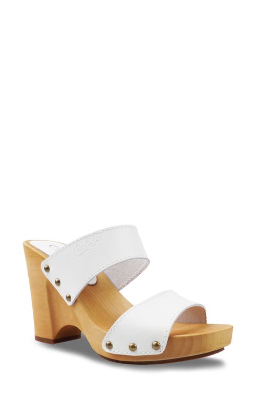 Candies Candie's Rammya Platform Slide Sandal In White